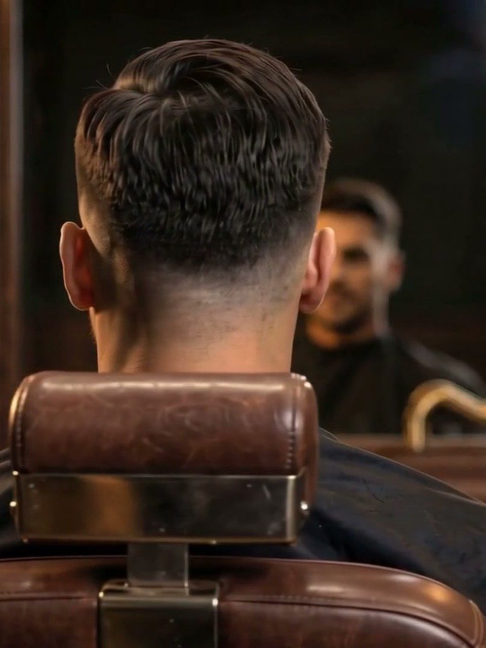 Mid Skin Fade mit Quiff